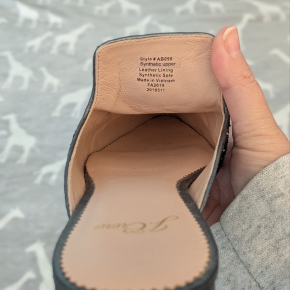 J. Crew 7.5 Glitter Mules - Picture 5 of 6